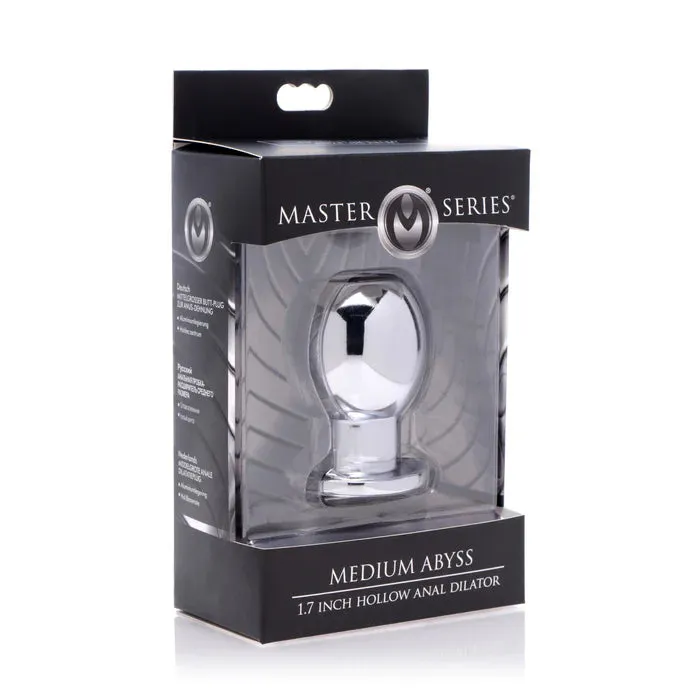 Master Series Abyss Hollow Anal Dilator Plug 17 inch Medium Master Series Anal