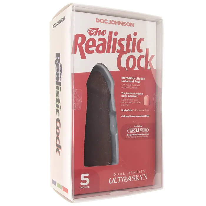 Doc Johnson Dildos The Realistic 5 Inch Cock in Chocolate