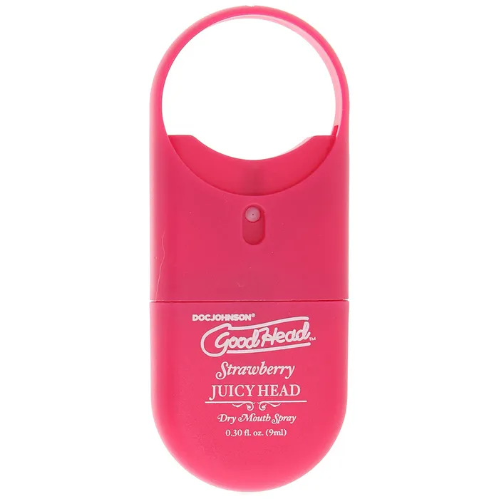Doc Johnson Male Sex Toys GoodHead Juicy Head Dry Mouth Spray ToGo in Strawberry