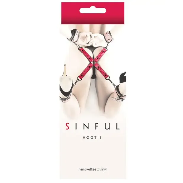 NS Novelties Vibrators Sinful Hogtie Pink