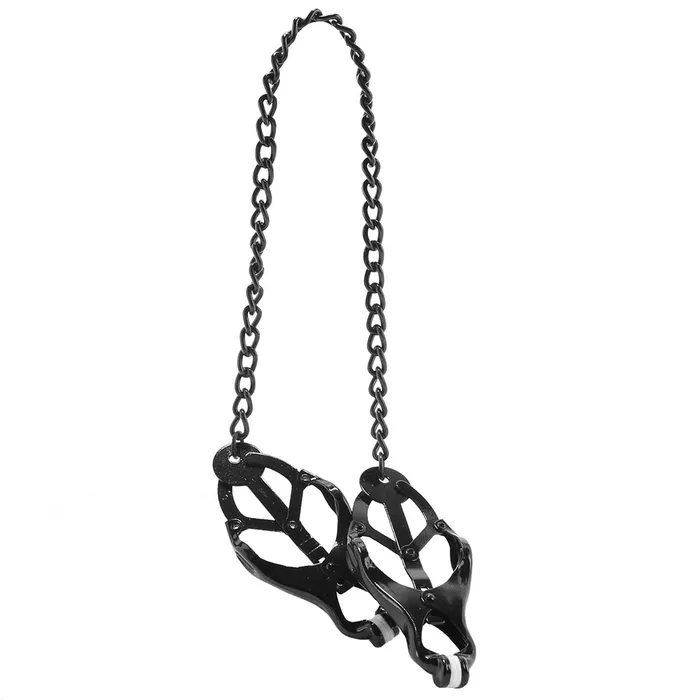 Spartacus Black Butterfly Clamp with Link Chain Anal Spartacus Black Butterfly Clamp with Link Chain Anal