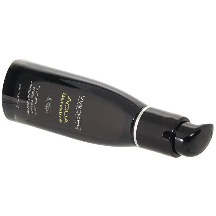 Wicked Sensual Care Vibrators Aqua Sensitive Hypoallergenic Lube 4oz120ml