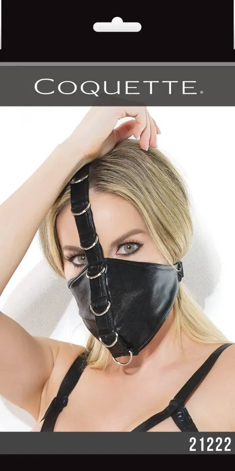 Anal Coquette Coquette 21222 Fetish Mask Black Anal Coquette Coquette 21222 Fetish Mask Black