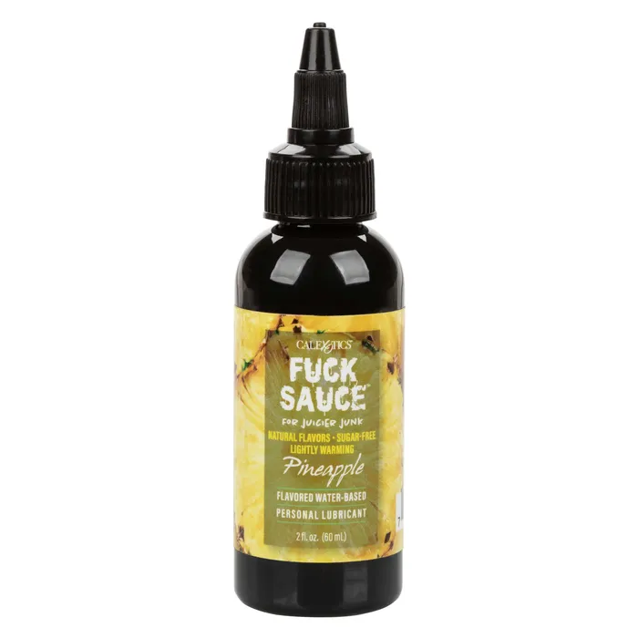CalExotics Fuck Sauce Flavored WaterBased Personal Lubricant 2 Oz Pineapple Lubricants CalExotics Fuck Sauce Flavored WaterBased Personal Lubricant 2 Oz Pineapple Lubricants