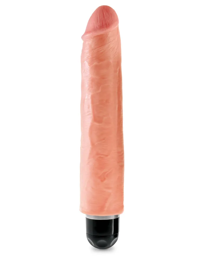 Dildos King Cock 10 Inch Vibrating Stiffy Flesh Pipedream
