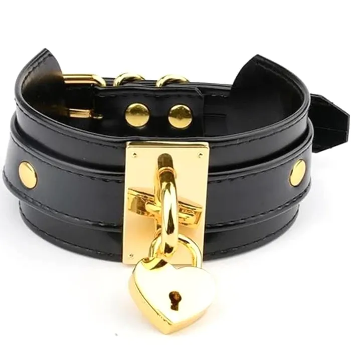 Lovegasm Non ORing Girls Oversized Handmade Locking Choker Male Sex Toys