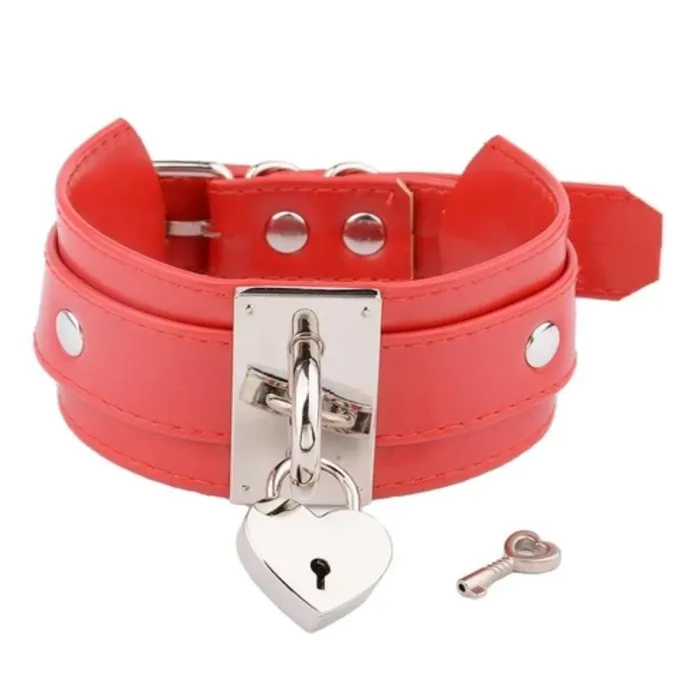 Lovegasm Non ORing Girls Oversized Handmade Locking Choker Male Sex Toys