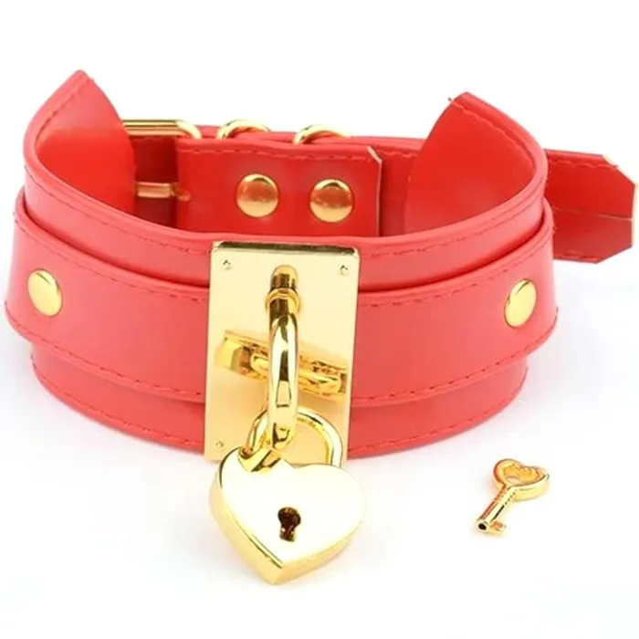 Lovegasm Non ORing Girls Oversized Handmade Locking Choker Male Sex Toys