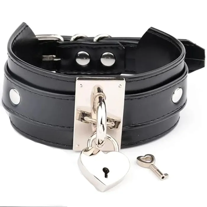 Lovegasm Non ORing Girls Oversized Handmade Locking Choker Male Sex Toys
