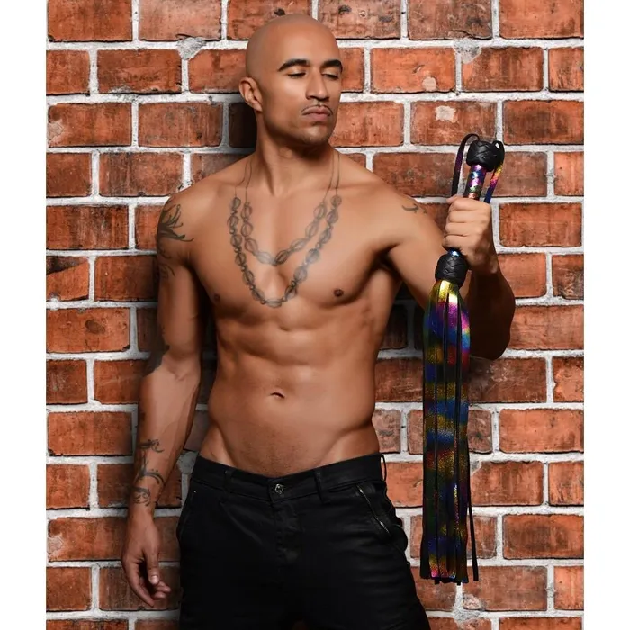 Strict Leather Restraints Strict Leather Rainbow Flogger