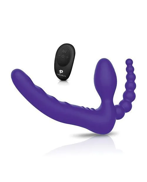 Electric Eel INC Female Sex Toys Pegasus 7 Strapless Strap On Wremote Purple Electric Eel INC Female Sex Toys Pegasus 7 Strapless Strap On Wremote Purple