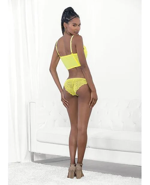 Escante INC Female Sex Toys Neon Lace Corset Top Wring Accent Panty Neon Lime Escante INC Female Sex Toys Neon Lace Corset Top Wring Accent Panty Neon Lime