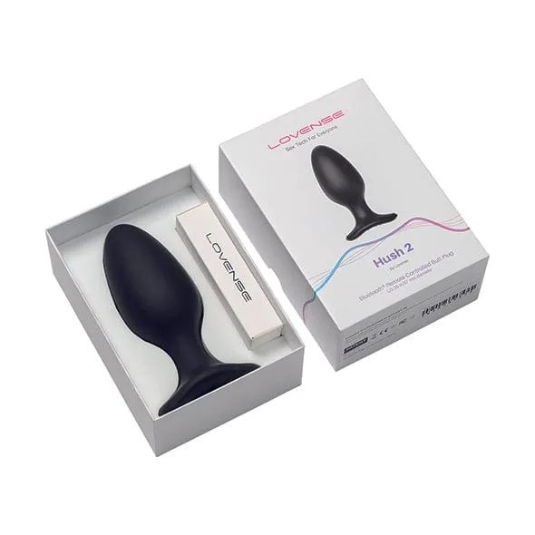 Lovense Hush 2 AppControlled Silicone Butt Plug Lovense Male Sex Toys