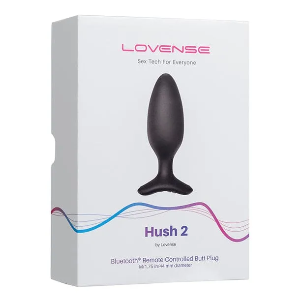 Lovense Hush 2 AppControlled Silicone Butt Plug Lovense Male Sex Toys
