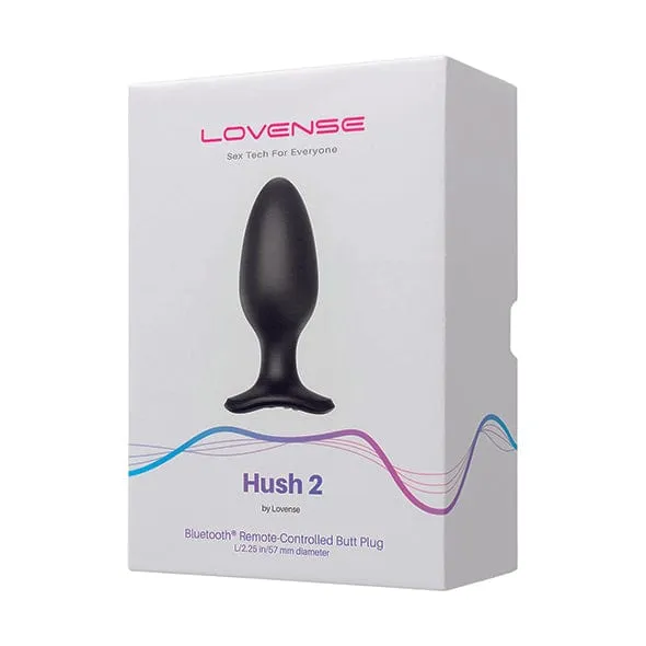 Lovense Hush 2 AppControlled Silicone Butt Plug Lovense Male Sex Toys