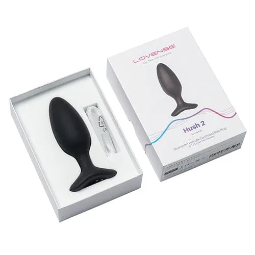 Lovense Hush 2 AppControlled Silicone Butt Plug Lovense Male Sex Toys