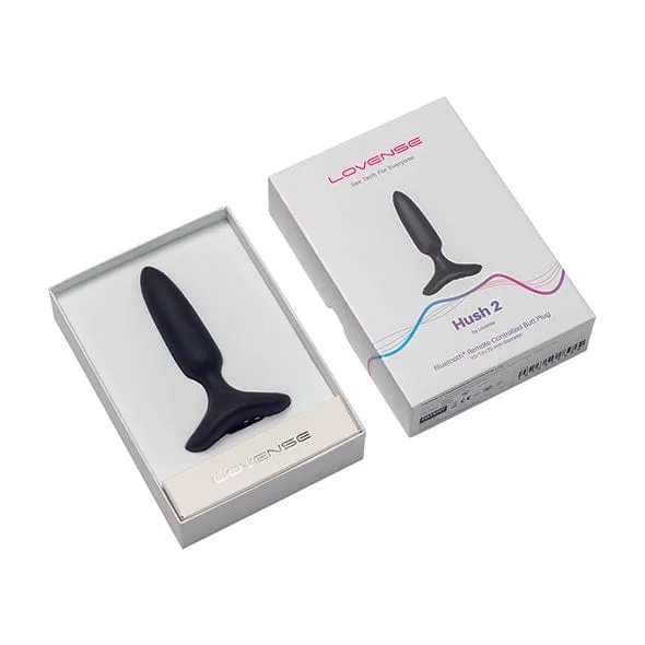Lovense Hush 2 AppControlled Silicone Butt Plug Lovense Male Sex Toys
