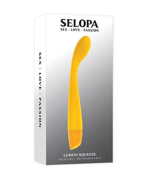 Selopa Lemon Squeeze Yellow Evolved Novelties INC Vibrators
