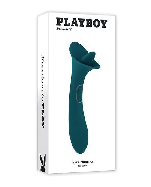 Vibrators Evolved Novelties INC Playboy Pleasure True Indulgence Vibrator Deep Teal