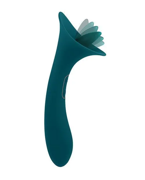 Vibrators Evolved Novelties INC Playboy Pleasure True Indulgence Vibrator Deep Teal