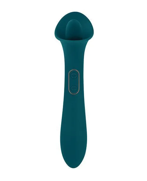 Vibrators Evolved Novelties INC Playboy Pleasure True Indulgence Vibrator Deep Teal