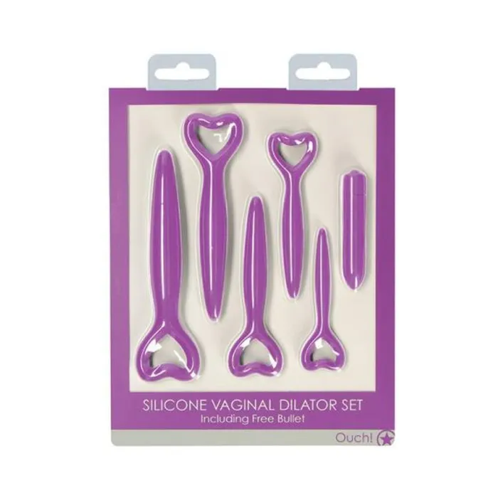 Anal Ouch Silicone Dilator Set Purple Shots America LLC