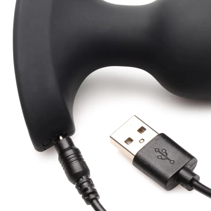 Booty Sparks Male Sex Toys Laser Heart Medium Anal Plug with Remote Control