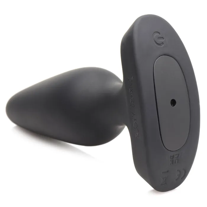 Booty Sparks Male Sex Toys Laser Heart Medium Anal Plug with Remote Control