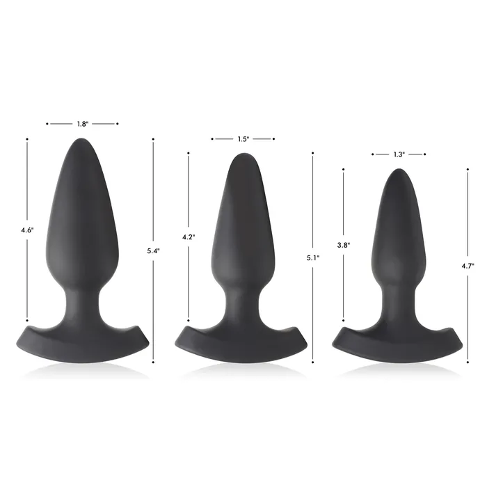 Booty Sparks Male Sex Toys Laser Heart Medium Anal Plug with Remote Control