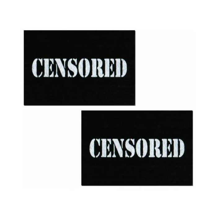 Censored Bar Black Pasties OS Pastease Anal