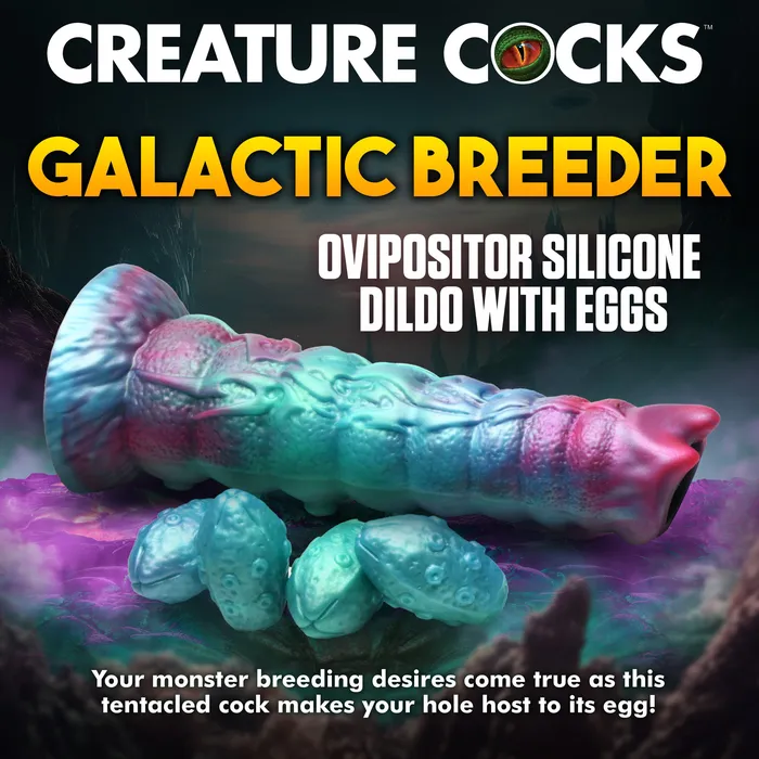 Creature Cocks Dildos Galactic Breeder Ovipositor Silicone Dildo