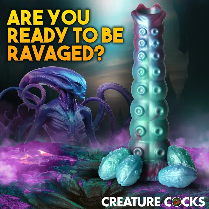Creature Cocks Dildos Galactic Breeder Ovipositor Silicone Dildo