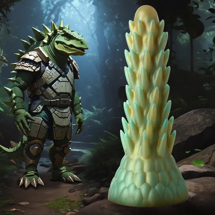 Creature Cocks Dildos Stegosaurus Spiky Reptile Silicone Dildo