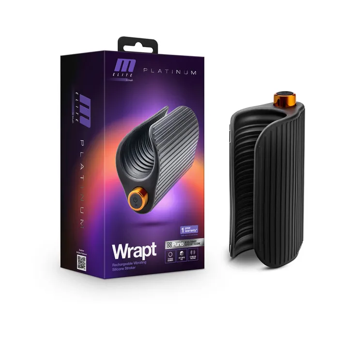 M Elite Platinum Wrapt Black Blush Anal