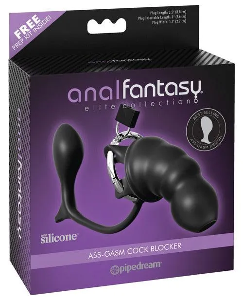 Male Sex Toys Anal Fantasy Elite Ass Gasm Cock Blocker Pipedream Products
