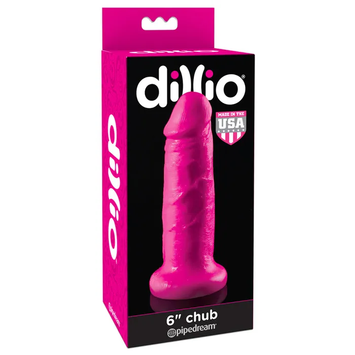 Pipedream Dillio 6 in Chub Realistic Dildo With Suction Cup Pink Pipedream Female Sex Toys