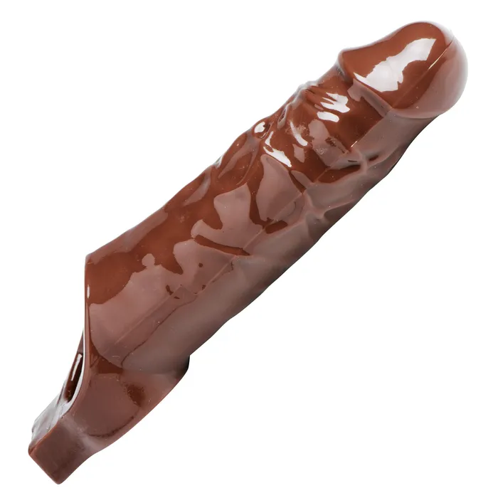 Size Matters Male Sex Toys Really Ample Penis Enhancer Sheath Brown
