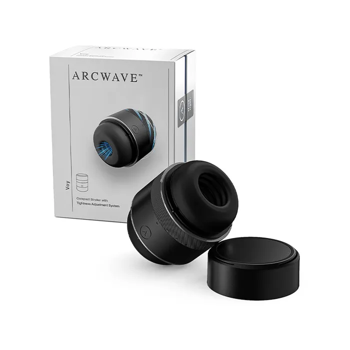 WeVibe Male Sex Toys Arcwave Voy Compact Stroker With Tightness Adjustment System Black WeVibe Male Sex Toys Arcwave Voy Compact Stroker With Tightness Adjustment System Black
