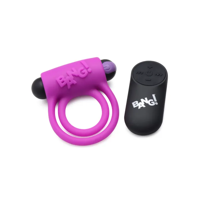 XR Brand BANG ULTRA CRING WITH REMOTE PURPLE Male Sex Toys
