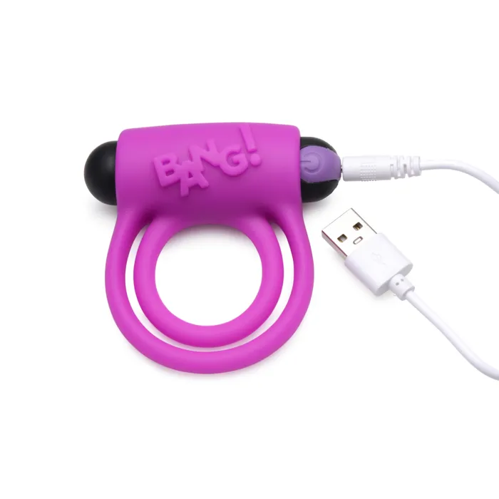 XR Brand BANG ULTRA CRING WITH REMOTE PURPLE Male Sex Toys