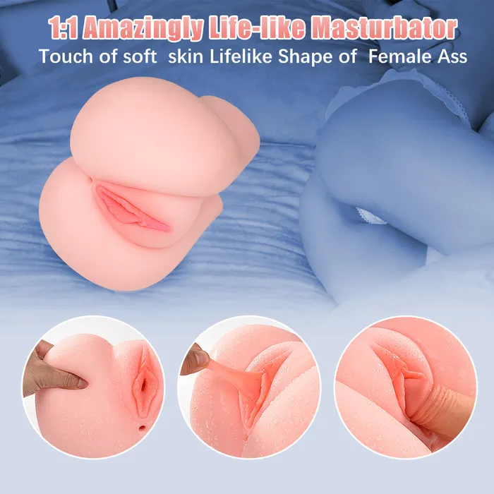 Earlypeach 3D Realistic Male Ass Masturbator with Virgin Vagina Anal Stroker Male Sex Toys Earlypeach 3D Realistic Male Ass Masturbator with Virgin Vagina Anal Stroker Male Sex Toys