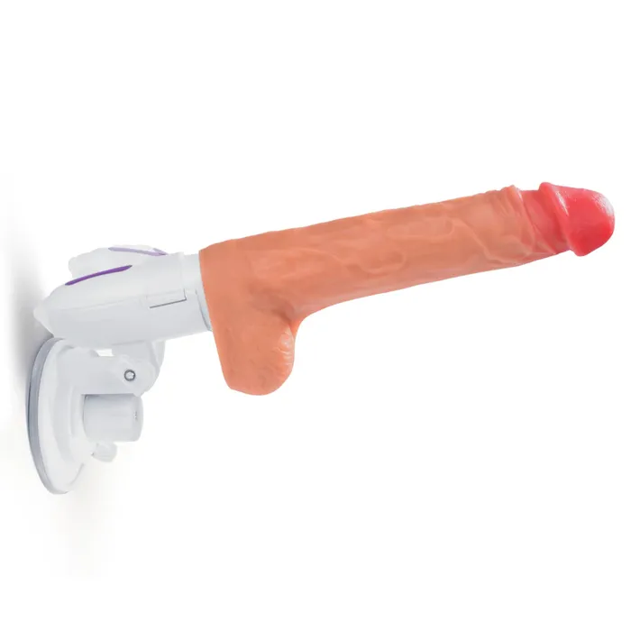 Earlypeach Female Sex Toys Powerful Thrusting Suction Cup Dildo Mini Sex Machine