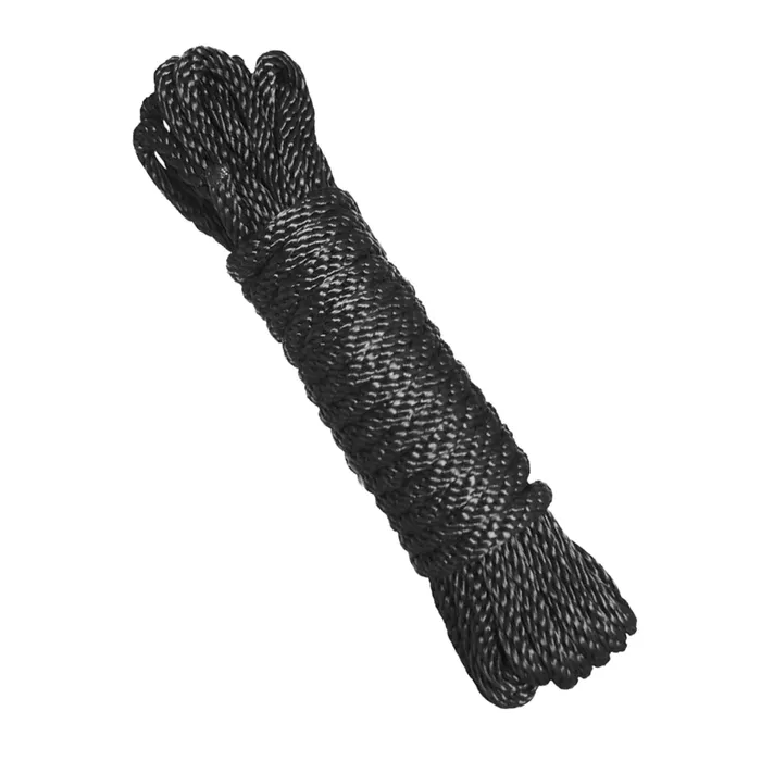 Master Series Premium Black Nylon Bondage Rope 10 Feet Master Series Anal