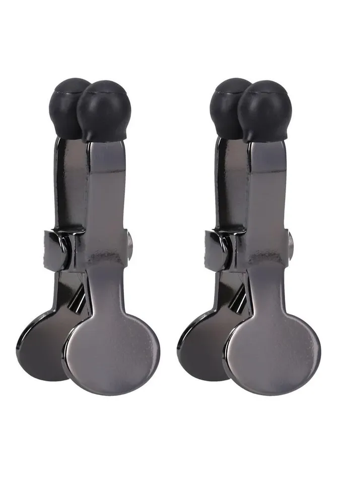 Merci Nippers Stainless Steel Nipple Clamps with Silicone Tip Merci Male Sex Toys Merci Nippers Stainless Steel Nipple Clamps with Silicone Tip Merci Male Sex Toys