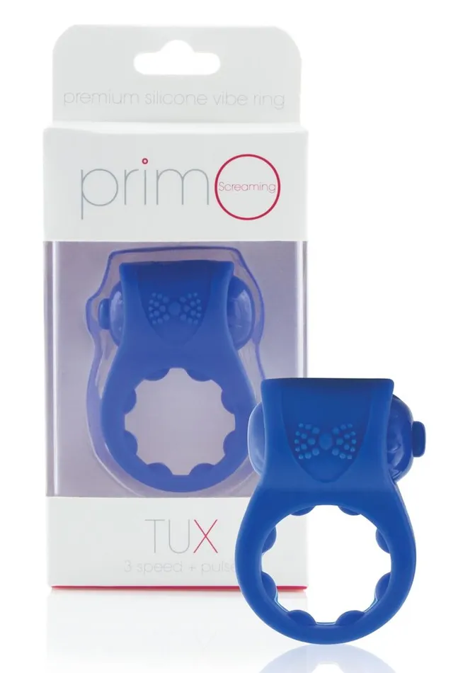 Primo Tux Silicone Vibrating Ring PrimO Male Sex Toys Primo Tux Silicone Vibrating Ring PrimO Male Sex Toys