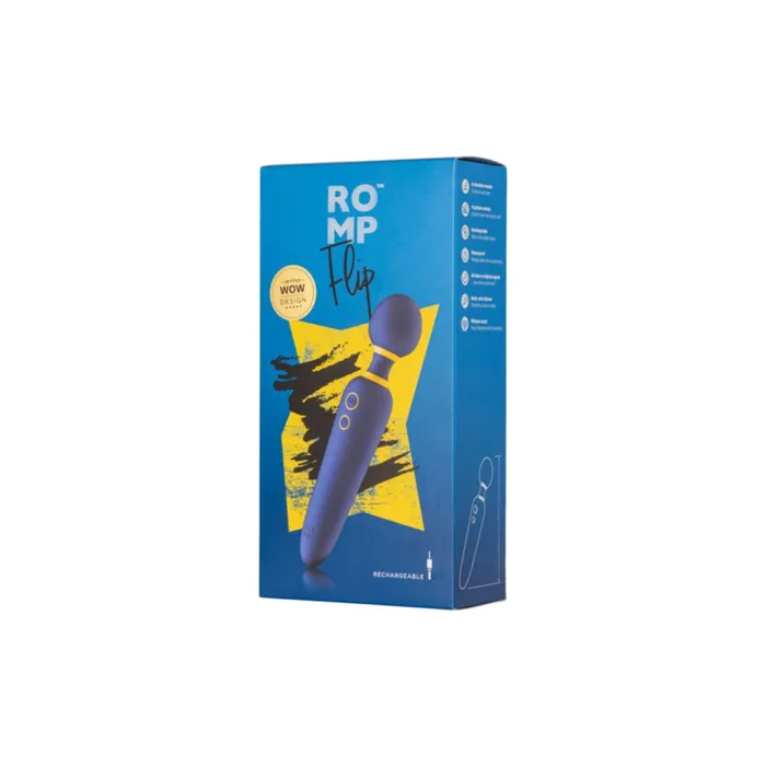 ROMP Flip Wand Massager Blue ROMP Vibrators