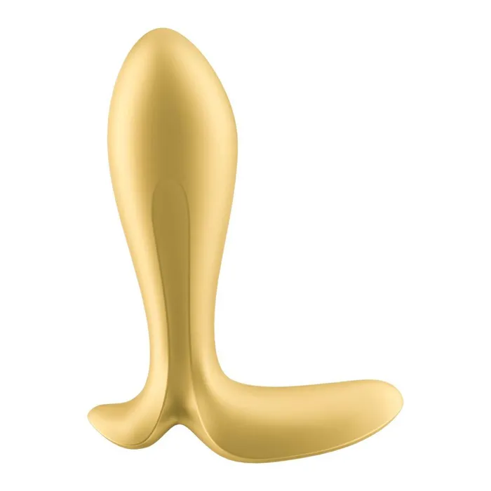 Satisfyer Intensity Vibrating Butt Plug Gold Satisfyer Anal