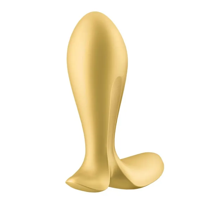 Satisfyer Intensity Vibrating Butt Plug Gold Satisfyer Anal