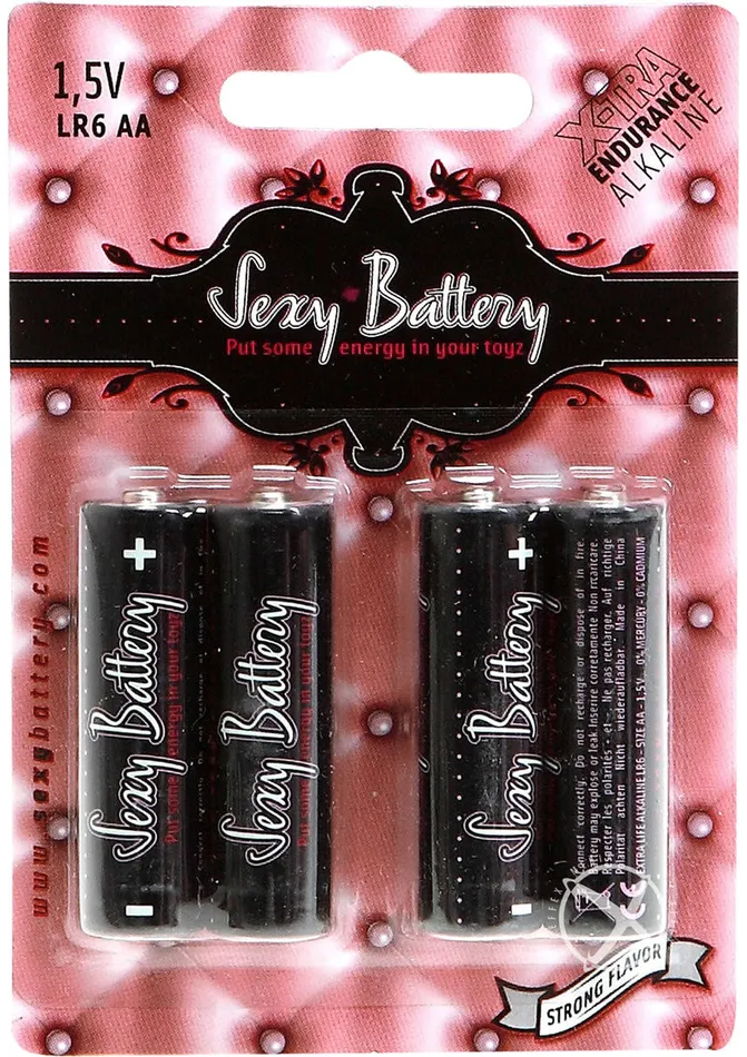 Sexy Battery Vibrators Sexy Battery Xtra Endurance Alkaline Batteries Lr6 AA 15v