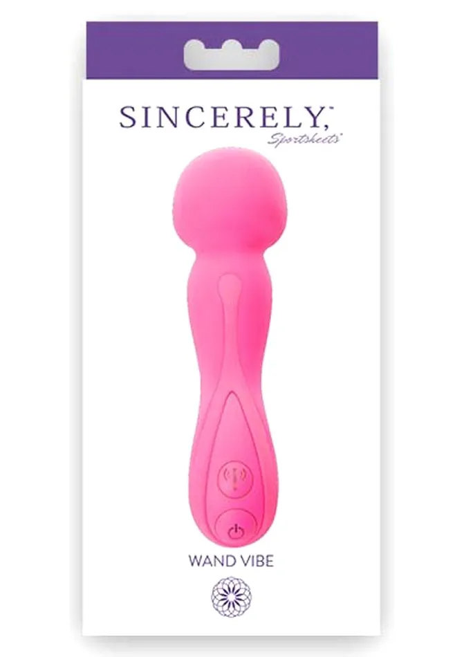 Sincerely Female Sex Toys Sincerely Silicone Rechargeable Wand Vibrator Sincerely Female Sex Toys Sincerely Silicone Rechargeable Wand Vibrator